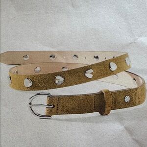 Rag & Bone Studded Khaki Belt